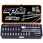 SP Tools - 1/4" Drive Metric Socket Set 6 Point 35 Piece | SP20116