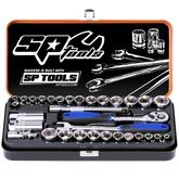 SP Tools - 3/8" Drive Socket Set 6 Point 32 Piece Metric/SAE | SP20202