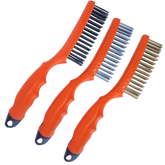 SP Tools - 254mm Workshop Brush Wire 3 Piece Set - 4 x 16 Row | SP30892