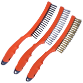 SP Tools - 355mm Workshop Brush Wire 3 Piece Set - 3 x 19 Row | SP30893