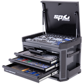 SP Tools - Toolkit 212 Piece Metric - Tech Series 7 Drawer Diamond Black Foamed | SP50033DX