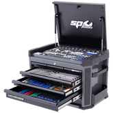 SP Tools - Toolkit 212 Piece Metric - Tech Series 7 Drawer Diamond Black | SP50033D
