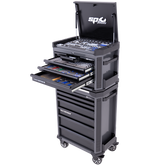 SP Tools - Toolkit 213 Piece Metric - Tech Series 14 Drawer Diamond Black Foamed | SP50039DX