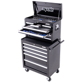 SP Tools - Toolkit 206 Piece Metric/SAE - Custom Series 12 Drawer Black | SP50113