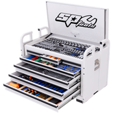 SP Tools - Toolkit 413 Piece Metric/SAE - Off-Road Field Service 7 Drawer White | SP50115W