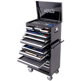 SP Tools - Toolkit 549 Piece Metric/SAE - Custom Series 15 Drawer Black | SP50164