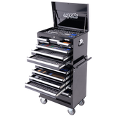 SP Tools - Toolkit 632 Piece Metric/SAE - Custom Series 14 Drawer Black Foamed | SP50165X