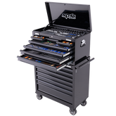 SP Tools - Toolkit 417 Piece Metric/SAE - Sumo Series 14 Drawer Black Foamed | SP50175X