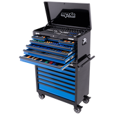 SP Tools - Toolkit 417 Piece Metric/SAE - Sumo Series 14 Drawer Black/Blue | SP50176