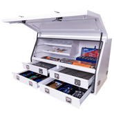 SP Tools - Toolkit 378 Piece Metric/SAE - Off-Road Truck Box 4 Drawer White | SP50332