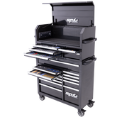 SP Tools - Toolkit 305 Piece Metric/SAE - Sumo Series Power Hutch 18 Drawer Black Foamed | SP50551X