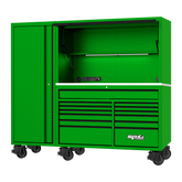 SP Tools - 59" Toolkit 730 Piece Metric/SAE - USA Sumo Series 13 Drawer Green | SP50815G