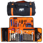 SP Tools - Toolkit 90pc Metric - Mobile Tool Roll | SP51280