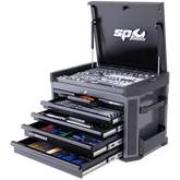 SP Tools - Toolkit 281 Piece Metric/SAE - Tech Series 7 Drawer Diamond Black Foamed | SP52255DX