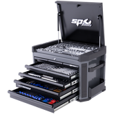 SP Tools - Toolkit 281 Piece Metric/SAE - Tech Series 7 Drawer Diamond Black | SP52255D