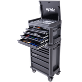 SP Tools - Toolkit 282 Piece Metric/SAE - Tech Series 14 Drawer Diamond Black Foamed | SP52265DX