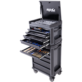 SP Tools - Toolkit 336 Piece Metric/SAE - Tech Series 14 Drawer Diamond Black Foamed | SP52295DX