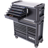 SP Tools - Toolkit 351 Piece Metric/SAE - Tech Series 18 Drawer Diamond Black Foamed | SP52384DX