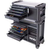 SP Tools - Toolkit 631 Piece Metric/SAE - Tech Series 18 Drawer Diamond Black Foamed | SP52387DX