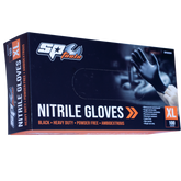 SP Tools - Workshop Gloves Disposable Nitrile Black - X-Large (Box 100) | SP68804