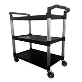 EHI - Large Three Tier Plastic Trolley 150kg | T3C150PL