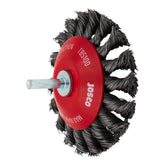 Josco - Brush Bevel TK18 HS 100 x 1R 6.3 Spindle 0.50 | TBS100