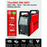 Weldtronic - TitanMIG 251i MST PFC SYN Package | TM251MST.P1