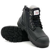 Maxisafe - Wang 6" Lace Up Side Zip Collar Boot Non-Safety - Size 5 | WANG-5