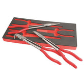 Toledo - Long Nose Pliers Set 3pc Foam Tray | TPSA03