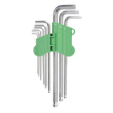 Typhoon Tools - Metric Long Ball Point Hex Key Set 1.5 - 10mm - 9pc | 70612