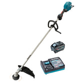 Makita Tools - 40V Max Brushless High Output Loop Handle Brushcutter Kit - Includes 5.0Ah Battery & Single Port Rapid Charger | UR007GT101