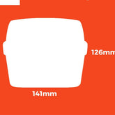 Weldtronic - Lens Outer 141x126 Pk.5 (P7-CLBD3/10) | CL141126-5