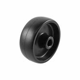 EHI - 80mm Black Polypropylene Wheel Plain Bore 80kg Capacity | W00G80