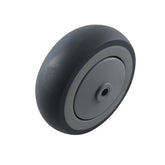 EHI - 100mm Grey Rubber Wheel Precision Bearing 100kg Capacity | W44K100