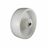 EHI - 100mm White Nylon Stainless Steel Wheel Plain Bore 100kg Capacity | W48G100SS