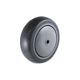 EHI - 100mm Grey Urethane Stainless Steel Wheel Precision Bearing 100kg Capacity | W63K100SS