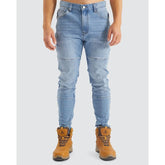 NXP.WRK - Scope Slim Fit Pant - Mid Blue | NPWJ001-D-MIDB