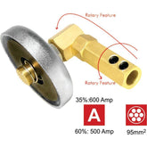 Weldtronic - 600 Amp Magnetic/Rotary Earth Clamp | WEC600MR