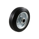 EHI - 100mm Black Rubber Wheel Roller Bearing 50kg Capacity | Y15R100