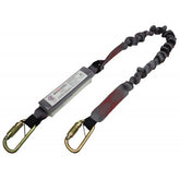 Maxisafe - Maxisafe 2M Heavy Duty Single Elasticated Lanyard W/ Triple Action Karabiners | ZABM-TEH