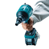 Makita - 40V Max Brushless Dust Blower - Includes 1 x 2.5Ah Battery & Standard Single Port Charger & Tool Bag | AS001GD101