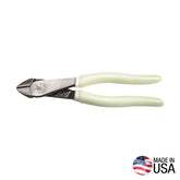 Klein Tools - 8" Diagonal Cut Plier W/Glow Grip | A-D2000-28-GLW