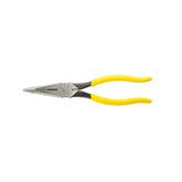Klein Tools - 8" HD Long Nose Pliers Side Cut/Strip Wire Strip | A-D203-8N