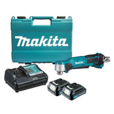 Makita - 12V Max Keyed Chuck Angle Drill Kit - Includes 2 x 1.5Ah Batteries Charger & Case | DA332DWYE