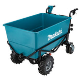 Makita - 18V x 2 Brushless Wheelbarrow with Flat Bucket - Tool Only | DCU605Z