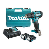 Makita - 12V Max Driver Drill Kit - Includes 2 x 1.5Ah Batteries Charger & Case | DF333DWYE