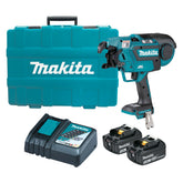 Makita - 18V Brushless Rebar Tying Tool Kit - Includes 2 x 3.0Ah Batteries Rapid Charger & Carry Case | DTR180RFX1