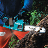 Makita - 18V x 2 400mm Brushless Chainsaw with Captive Nuts - Tool Only | DUC405Z