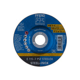 Pferd - Grinding Wheel E 115-7 Psf Steelox (Pack of 10) | 62011640-10