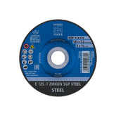 Pferd - Grinding Wheel E 125-7 Zirkon SGP Steel (Pack of 10) | 62212737-10